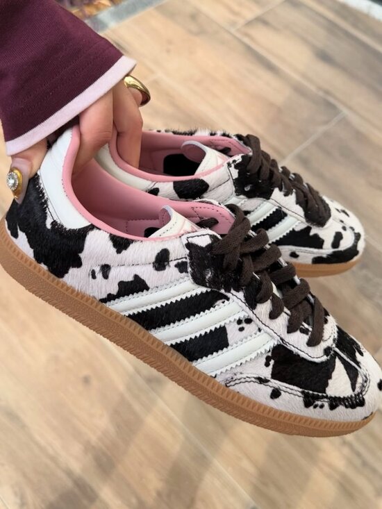 adidas Shoes - Adidas Samba OG Womens Sneaker (Cow Print, Gum)